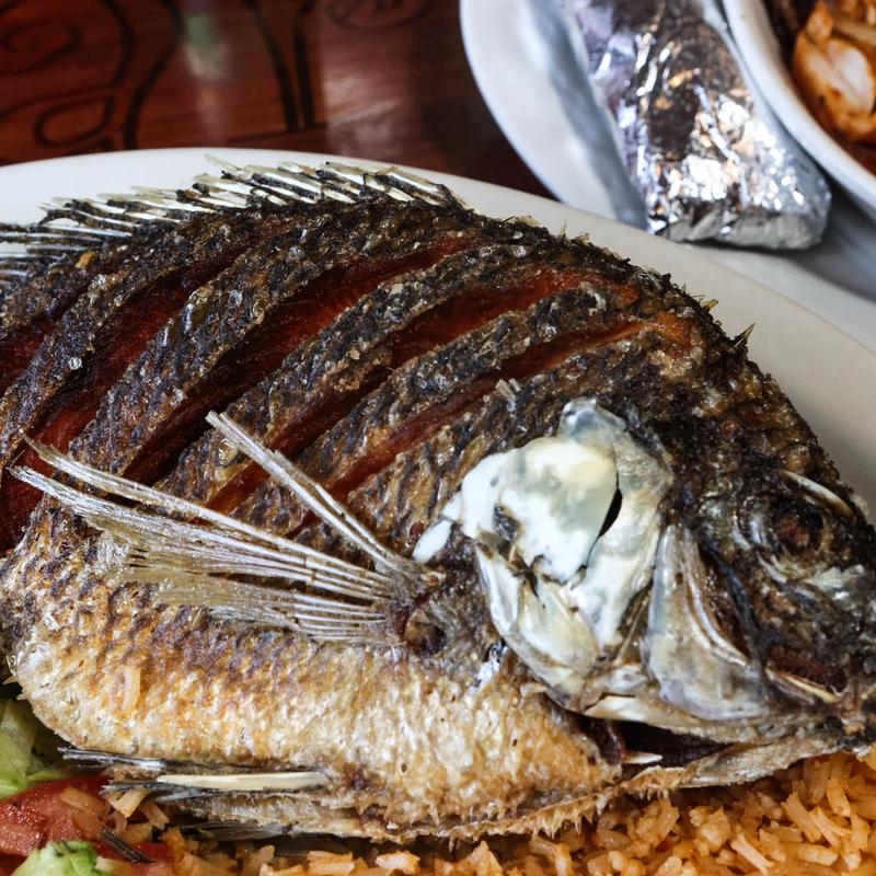 menu item 3 of 5, M8. Mojarra