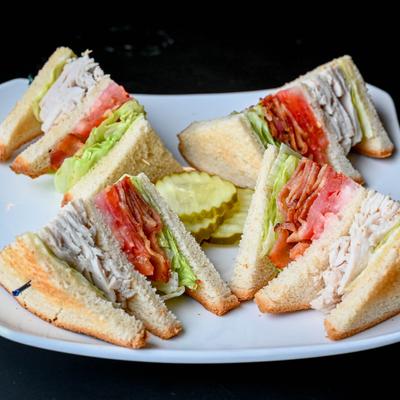 Turkey Club Sandwich.