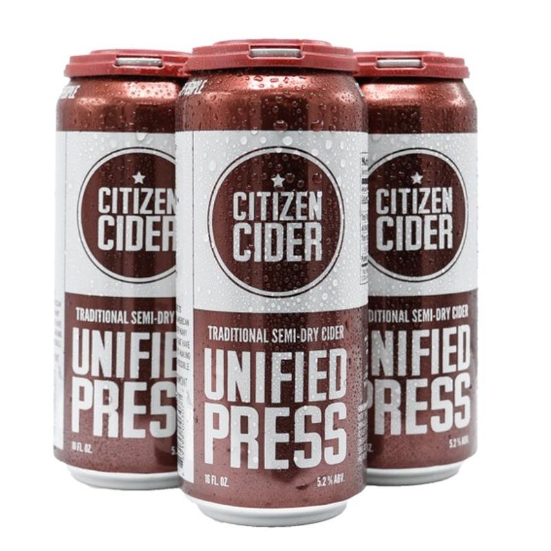 Citizen Cider Unified Press Cider tall boy can photo