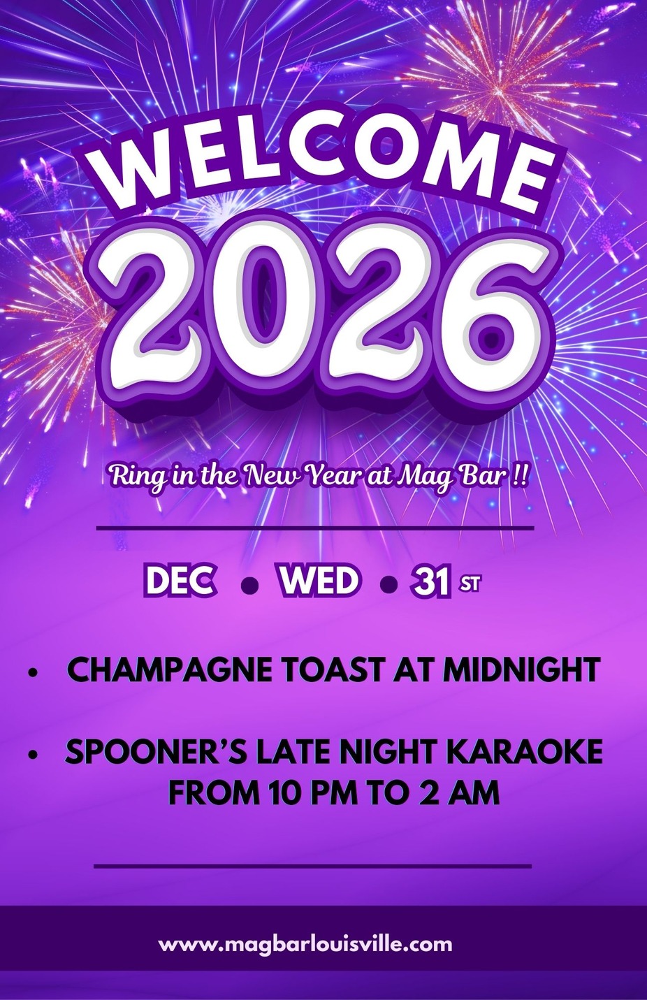 New Years Eve at Mag Bar event photo