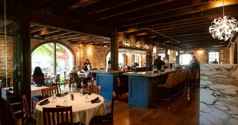 Interior, bar area