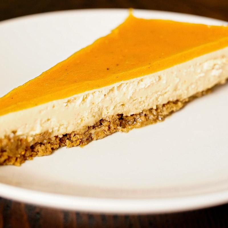 Passion Fruit Cheesecake (GF, ORG, V) photo