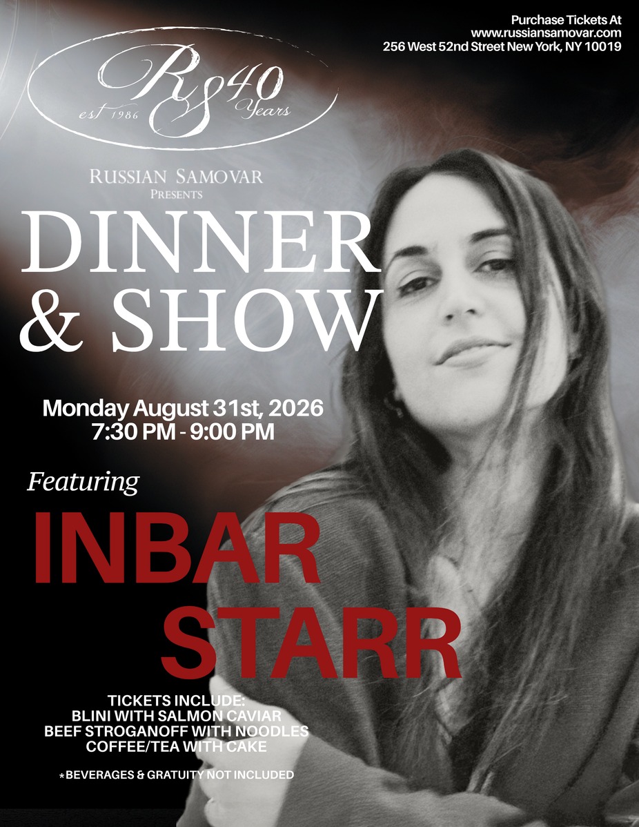 RUSSIAN SAMOVAR PRESENTS INBAR STARR event photo