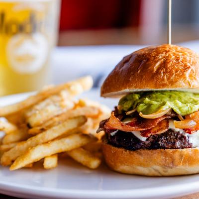 Cali Burger, side view.