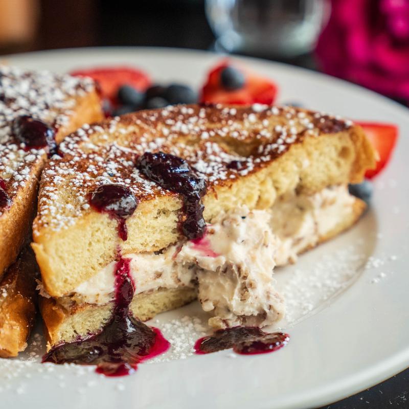 menu item 6 of 9, Stuffed French Toast