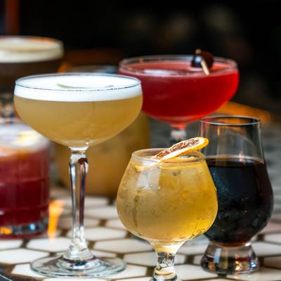 Group shot of cocktails