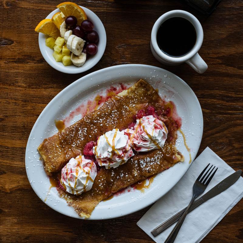 menu item 4 of 15, Splatter Crepes