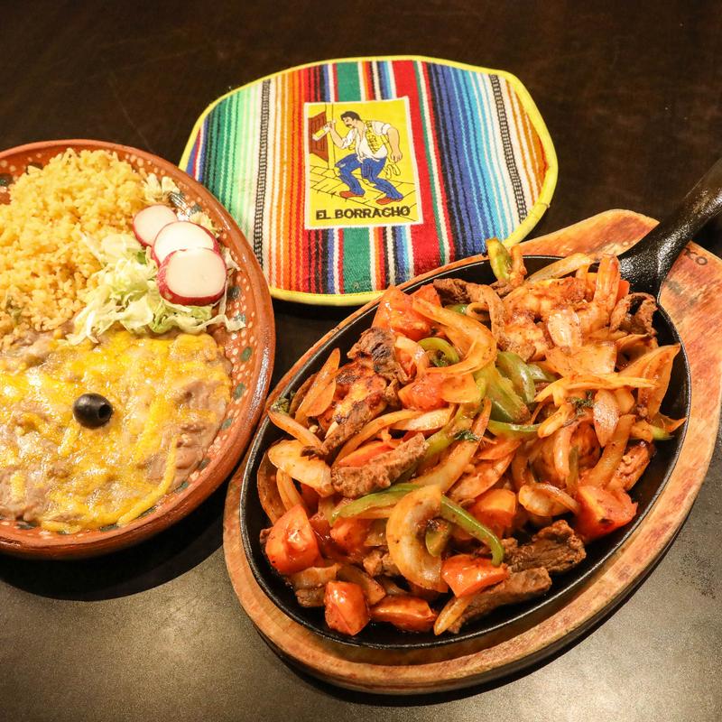 menu item 8 of 10, Fajitas
