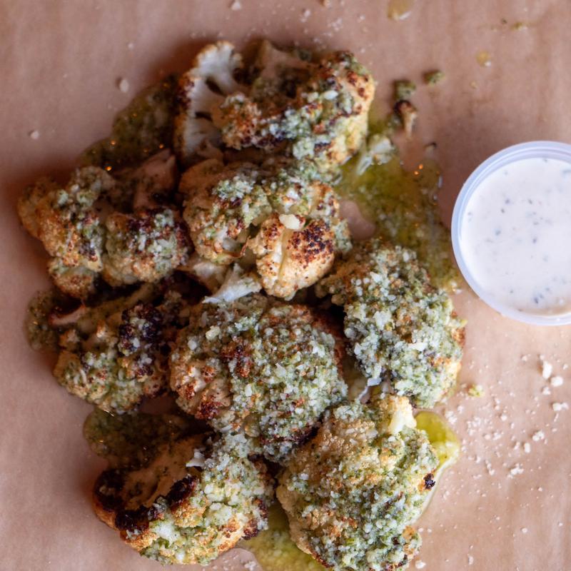 Pesto Parmesan Cauliflower photo