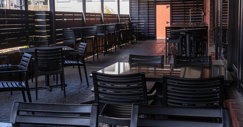 Exterior seating space