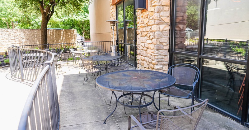 Exterior seating area