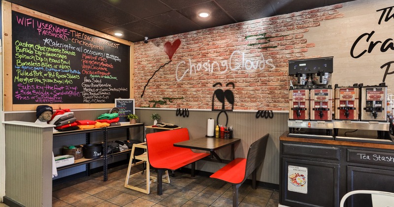 Cozy and casual restaurant interior