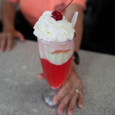 cherry float.