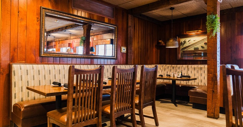 Interior, banquet seating