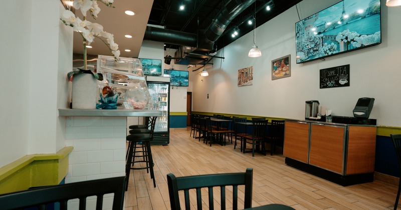 Interior space, dining area