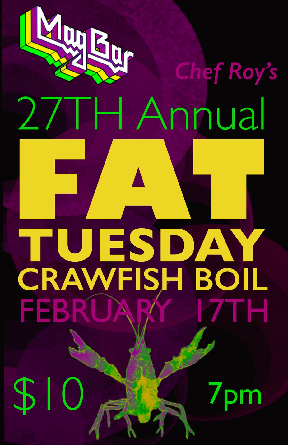 27th Annual Fat Tuesday Crawfish Boil event photo