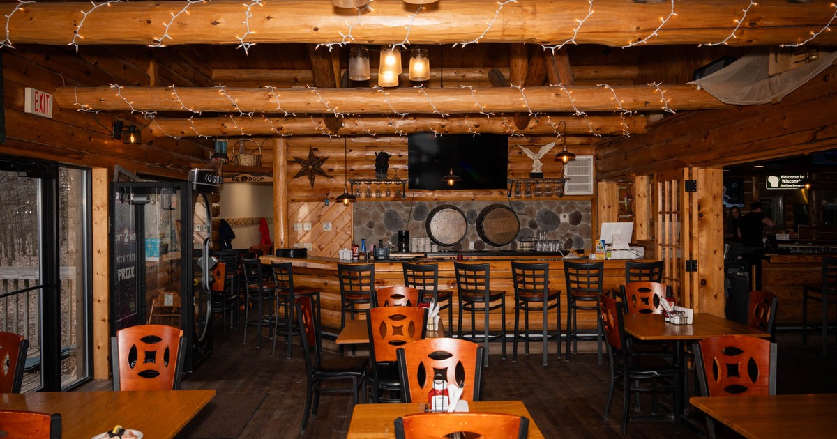 Interior, seating area and bar