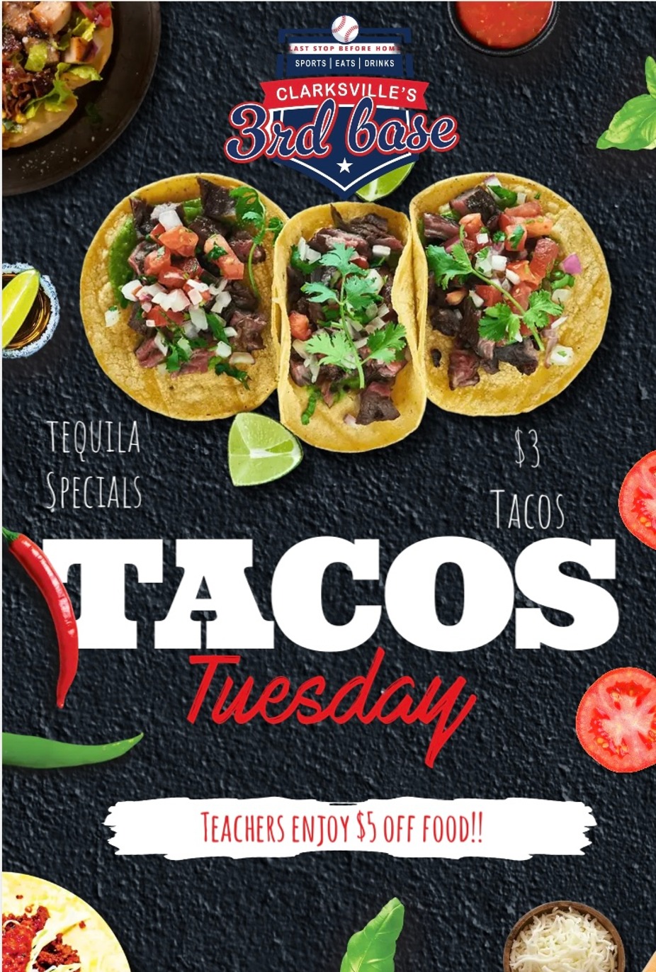 Taco Tuesday at 3rd Base event photo