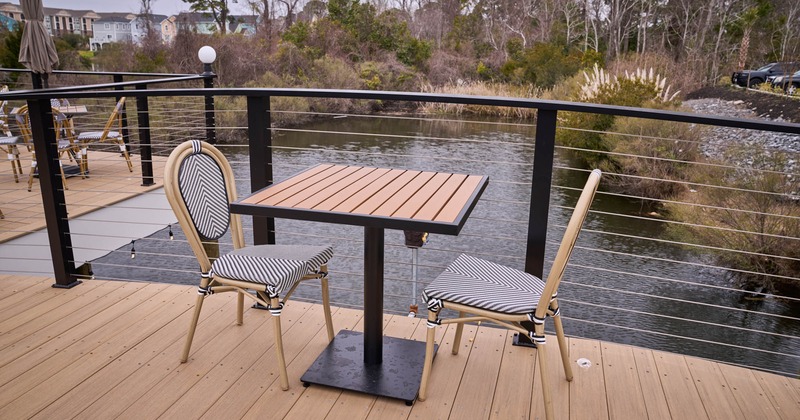 Exterior, table for two people