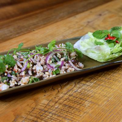 Naked Shrimp, served.