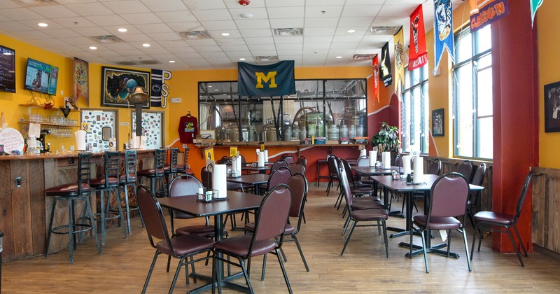 Interior, dining space