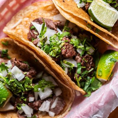 Steak tacos.