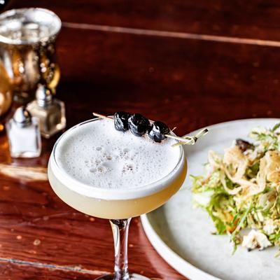 Whiskey Sour cocktail.