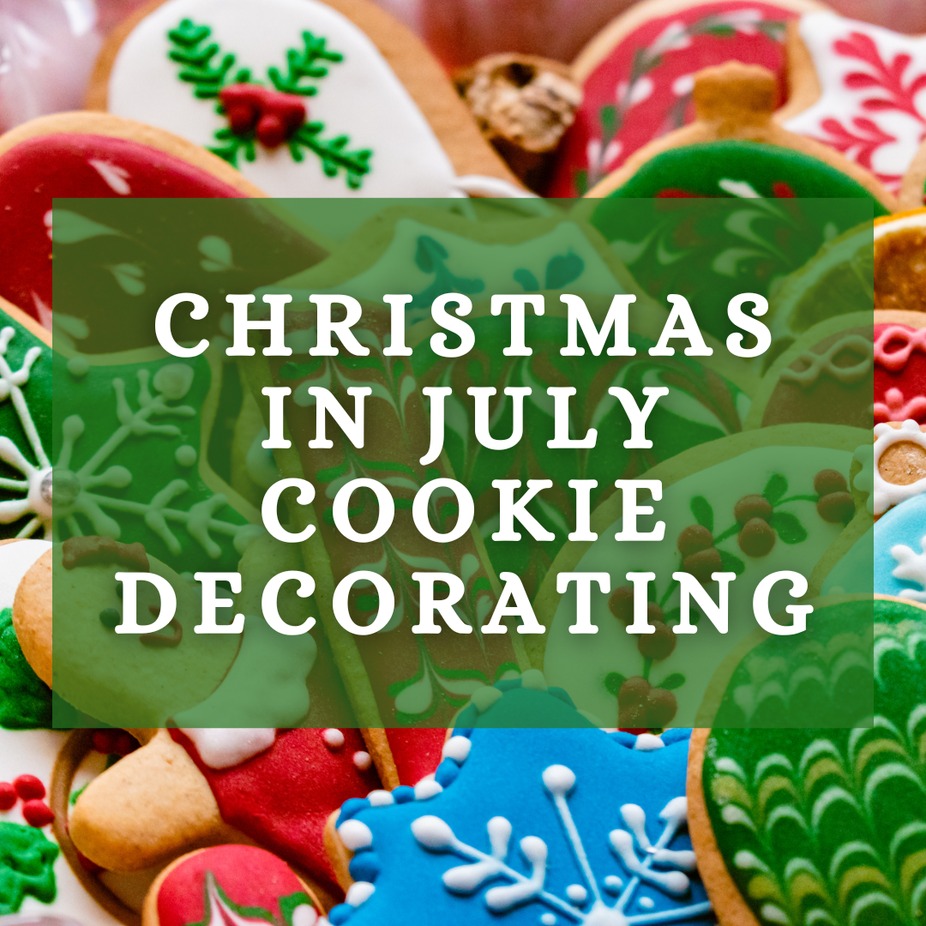 Christmas in July Cookie Decorating event photo