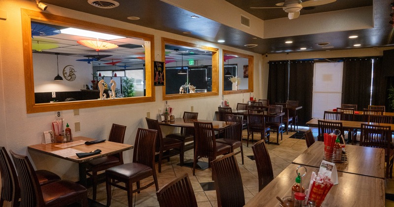 Interior, dining area