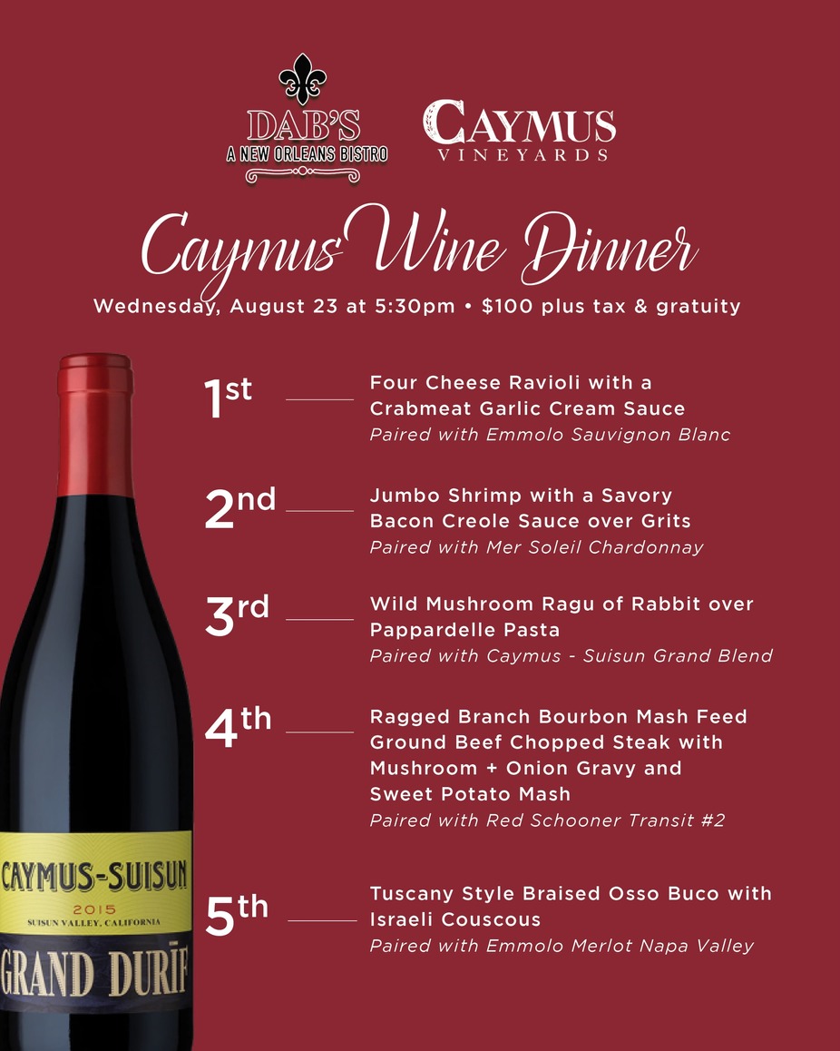 Caymus Wine Dinner event photo