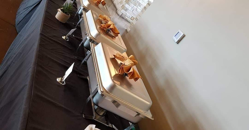 Different types of food ready for guests