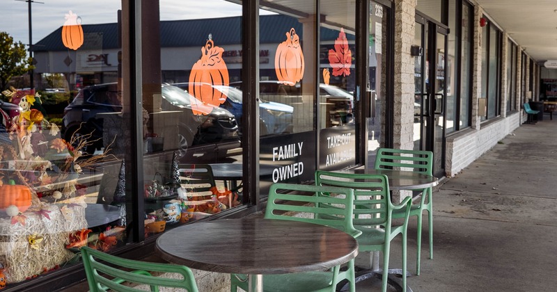 Exterior seating area