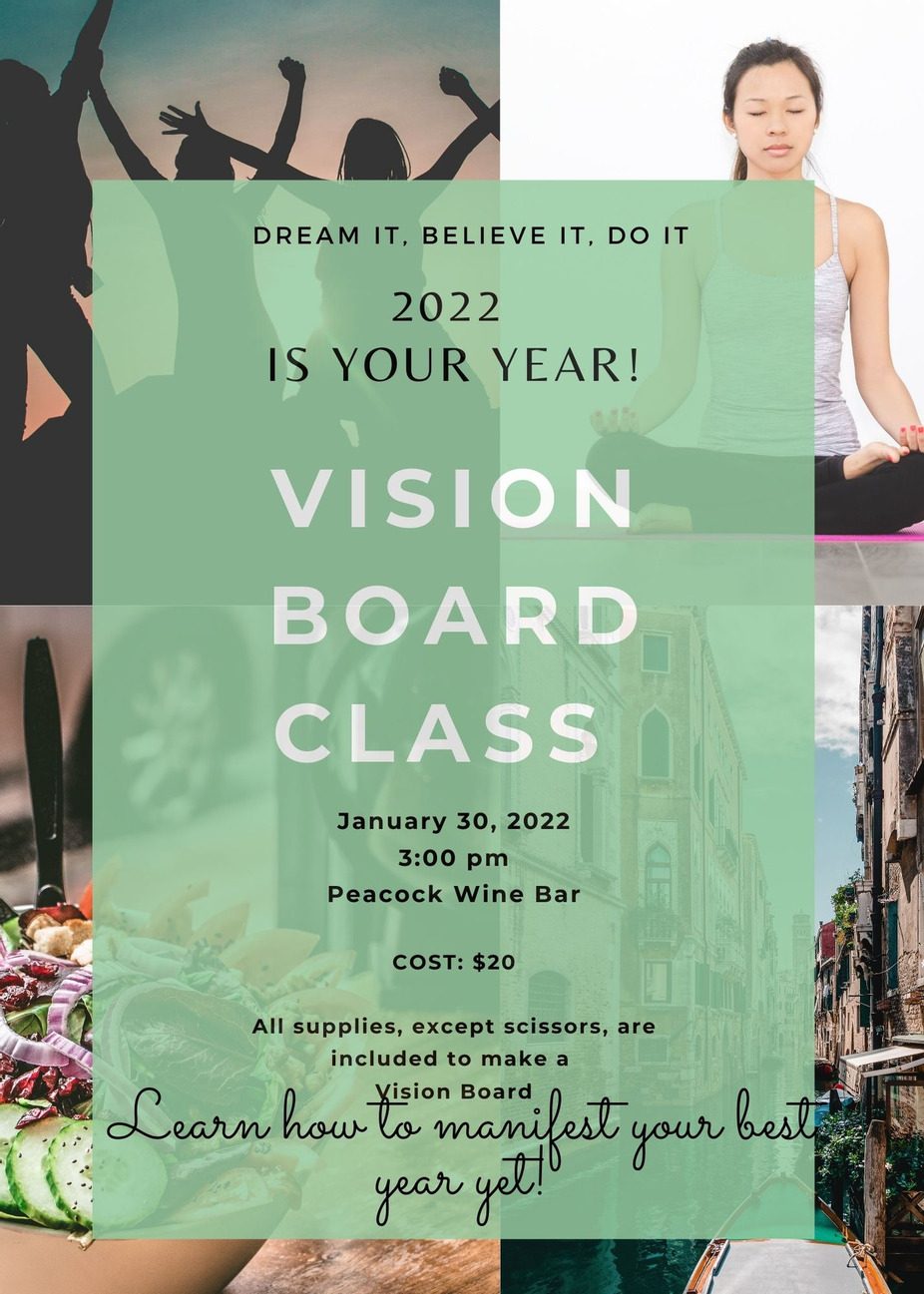Vision Board Class- SOLD OUT event photo