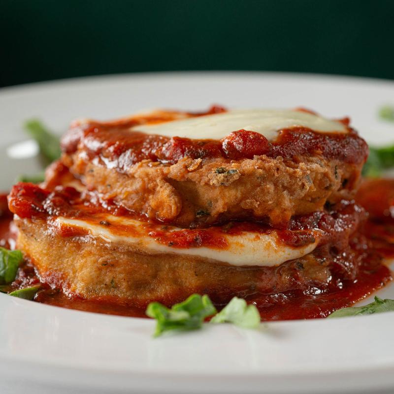 Eggplant with Fresh Mozzarella photo