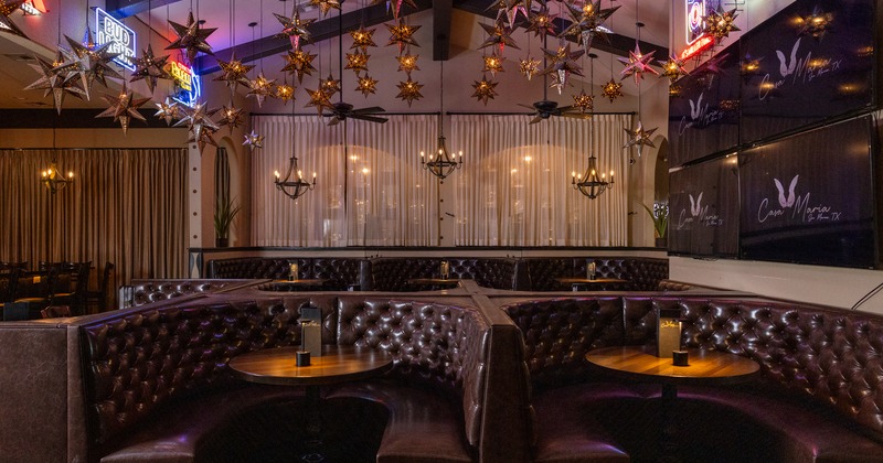 The interior of the restaurant