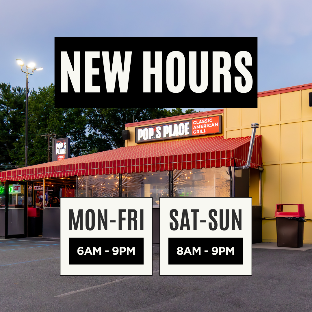 New hours - Monday - Friday 6 am to 9pm, Saturday and Sunday 8am to 9pm.