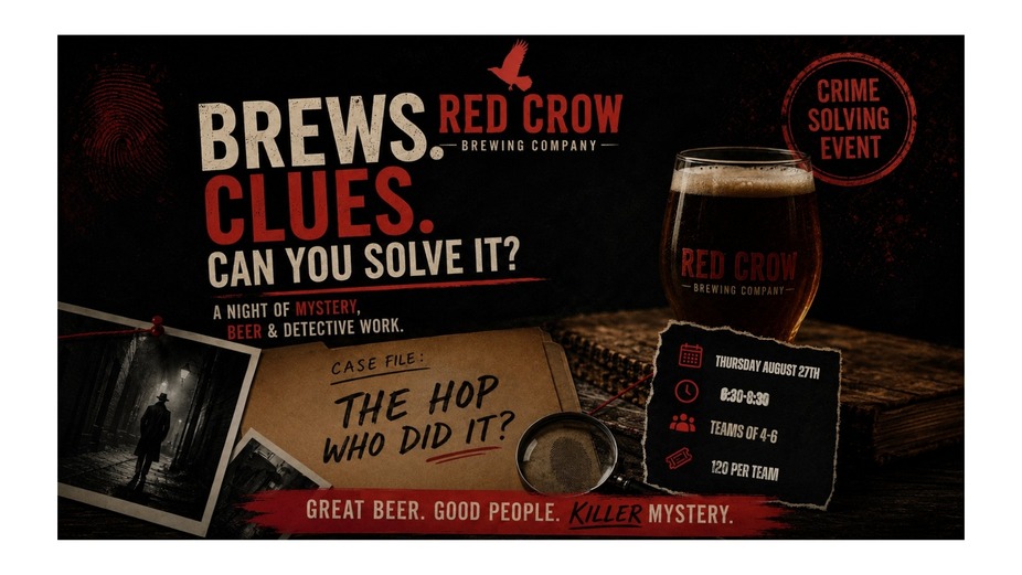 Brew's Clues - Crime Solving Party event photo