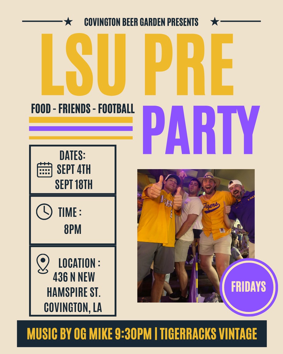 LSU Pre-party event photo