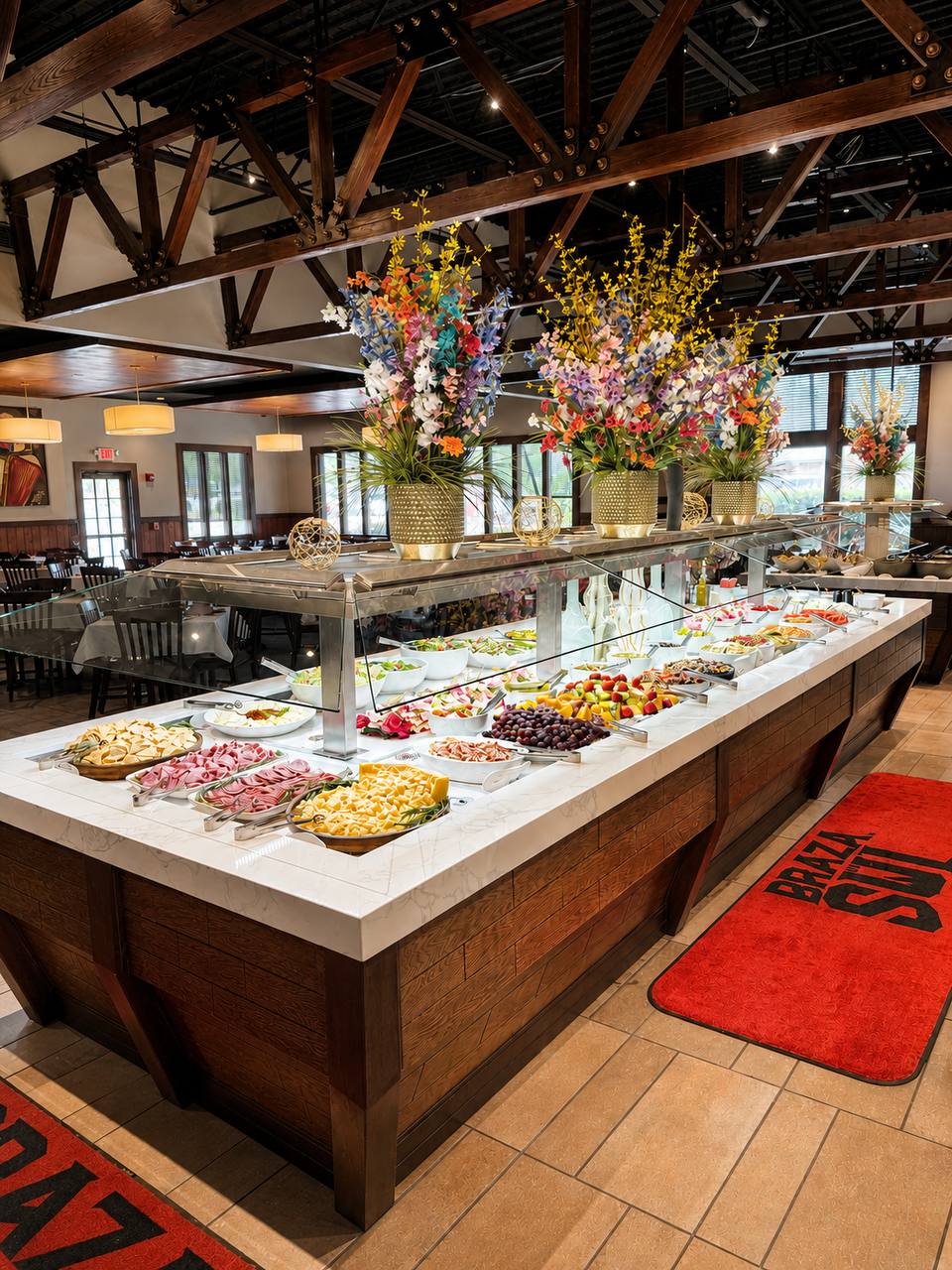 Interior, buffet table