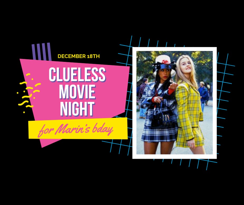 Clueless Movie Night Birthday Celebration event photo