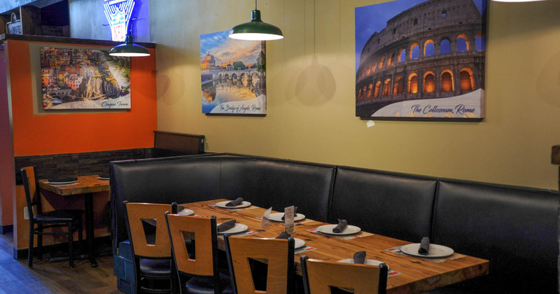 Booth seating sofa bench, table and chairs