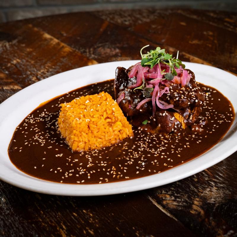 menu item 7 of 16, Pollo Con Mole Poblano