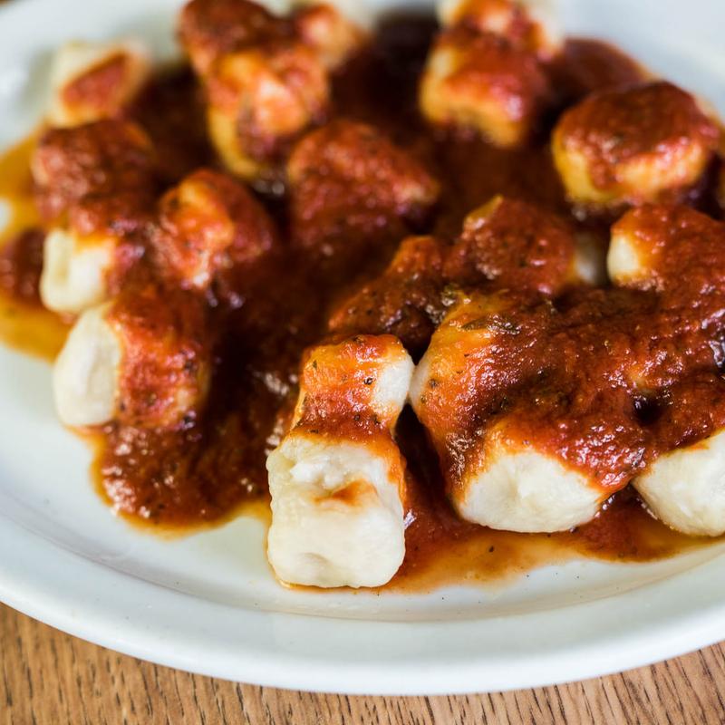 Hand Made Gnocchi and Choice of 2 Meatballs or 1 Italian Sausage photo