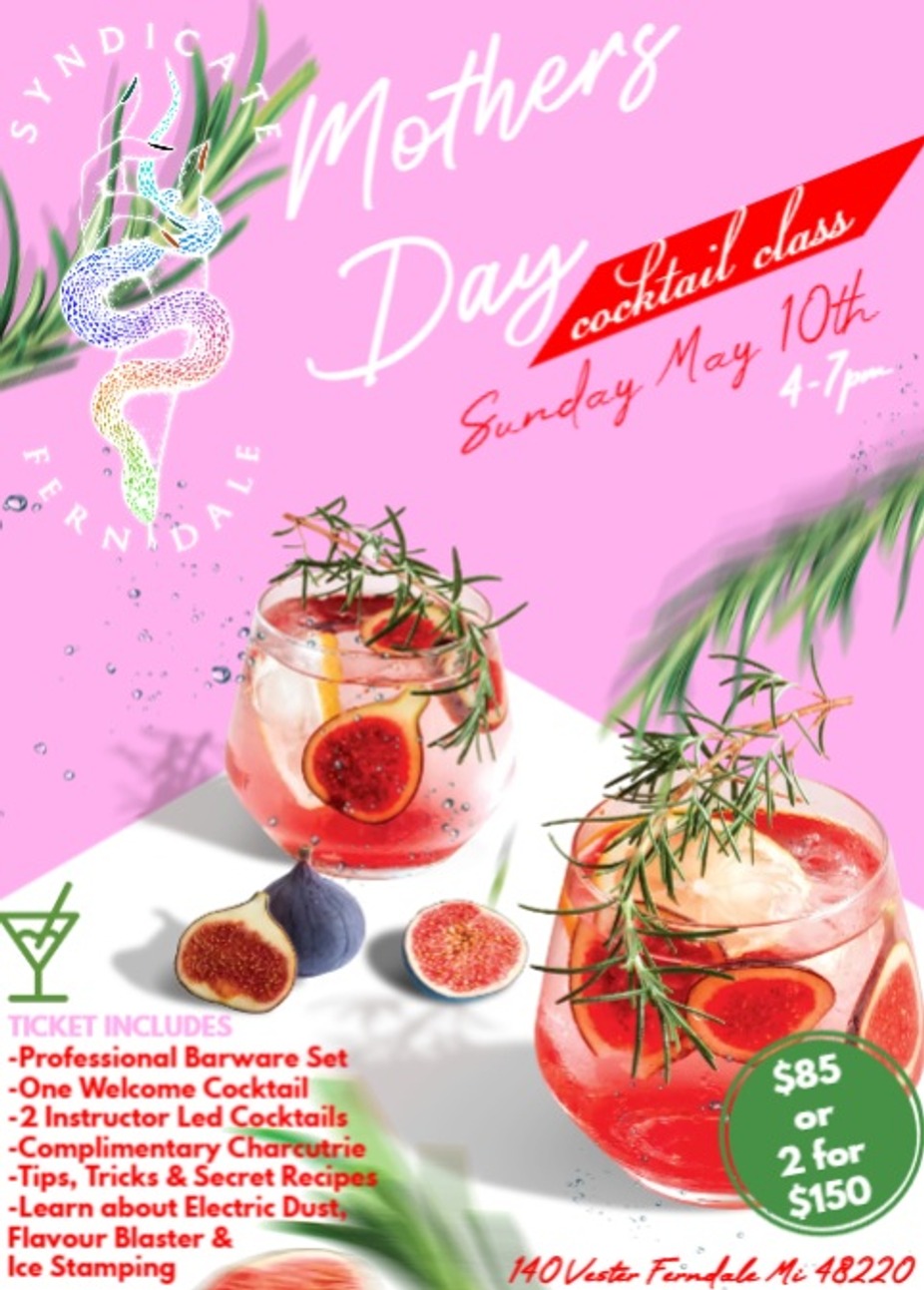 MOTHERS DAY COCKTAIL CLASS BUNDLE event photo