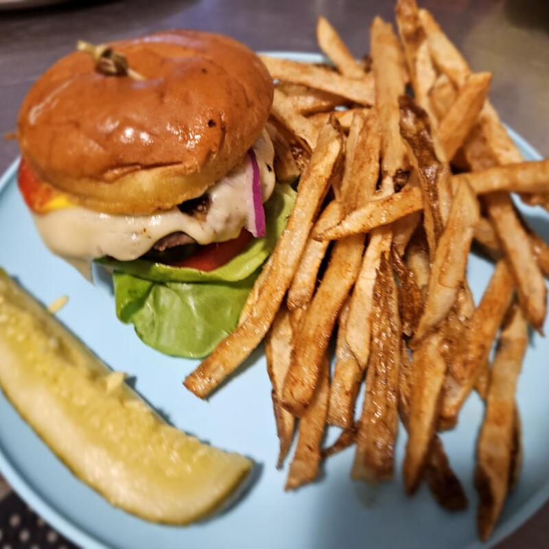 Cheese Burger Basket photo