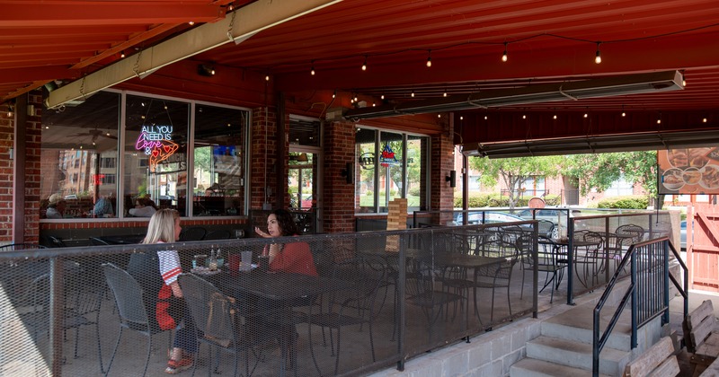 Exterior, terrace, table and chairs