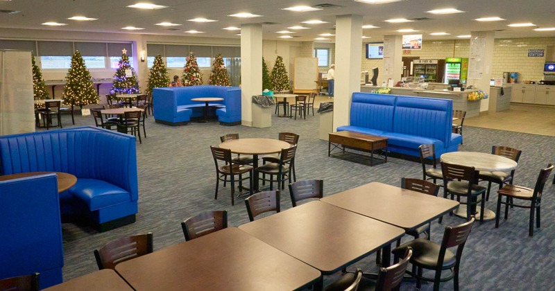 Interior, dining area