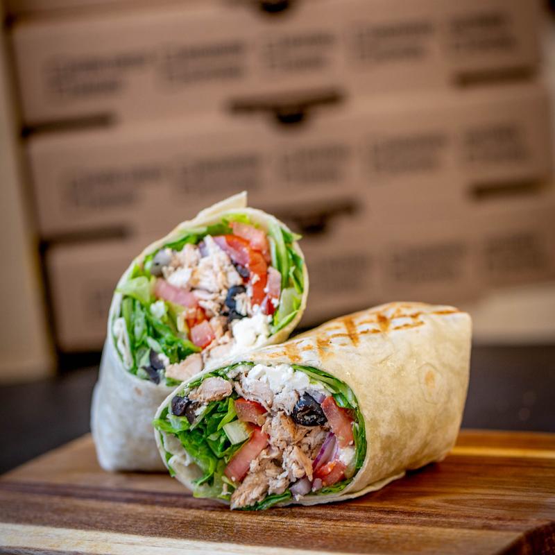 menu item 6 of 7, Greek Chicken Wrap