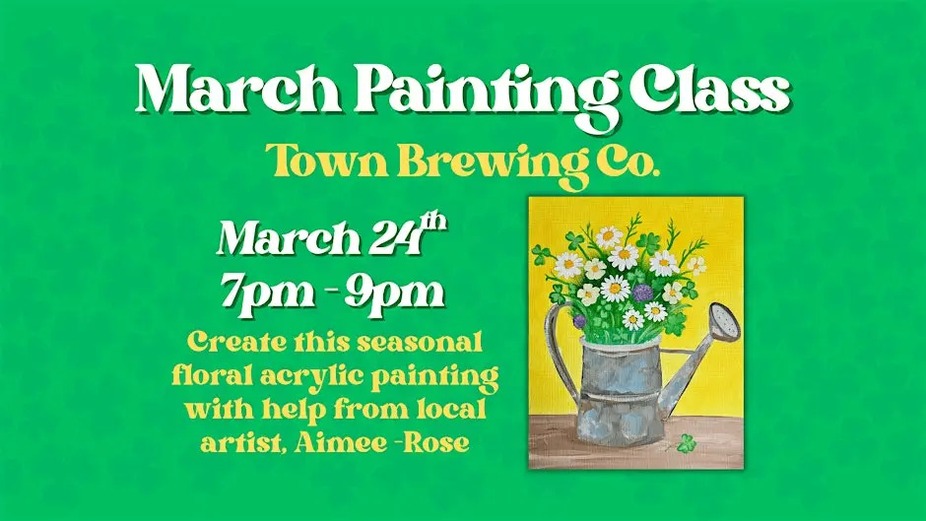 Spring Paint & Sip with Aimee Rose event photo