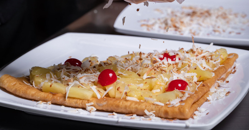 Hawaiian Crepe, angle view